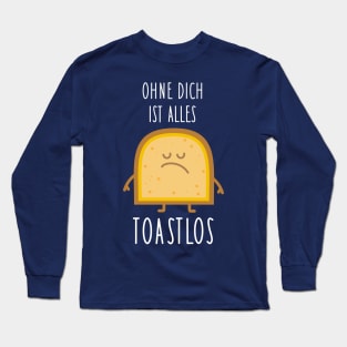 Toast is bleak Long Sleeve T-Shirt